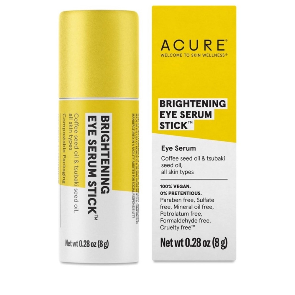 New in box Acure Eye Brightening Serum stick